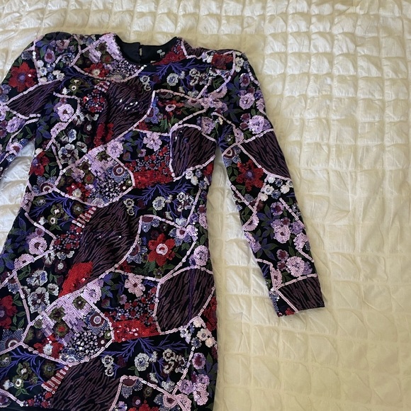 Helsi Monica purple sequin Evening Mini Dress - Picture 6 of 15